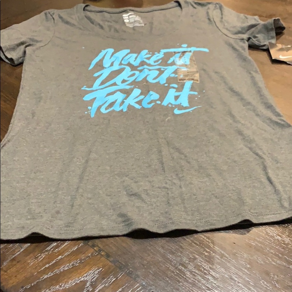 Gray Nike shirt !